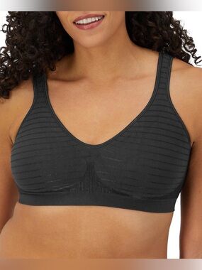 Bali Beautifully You Wireless Comfort Bra Women’s US S (34 C/D - 36 B/C) Black